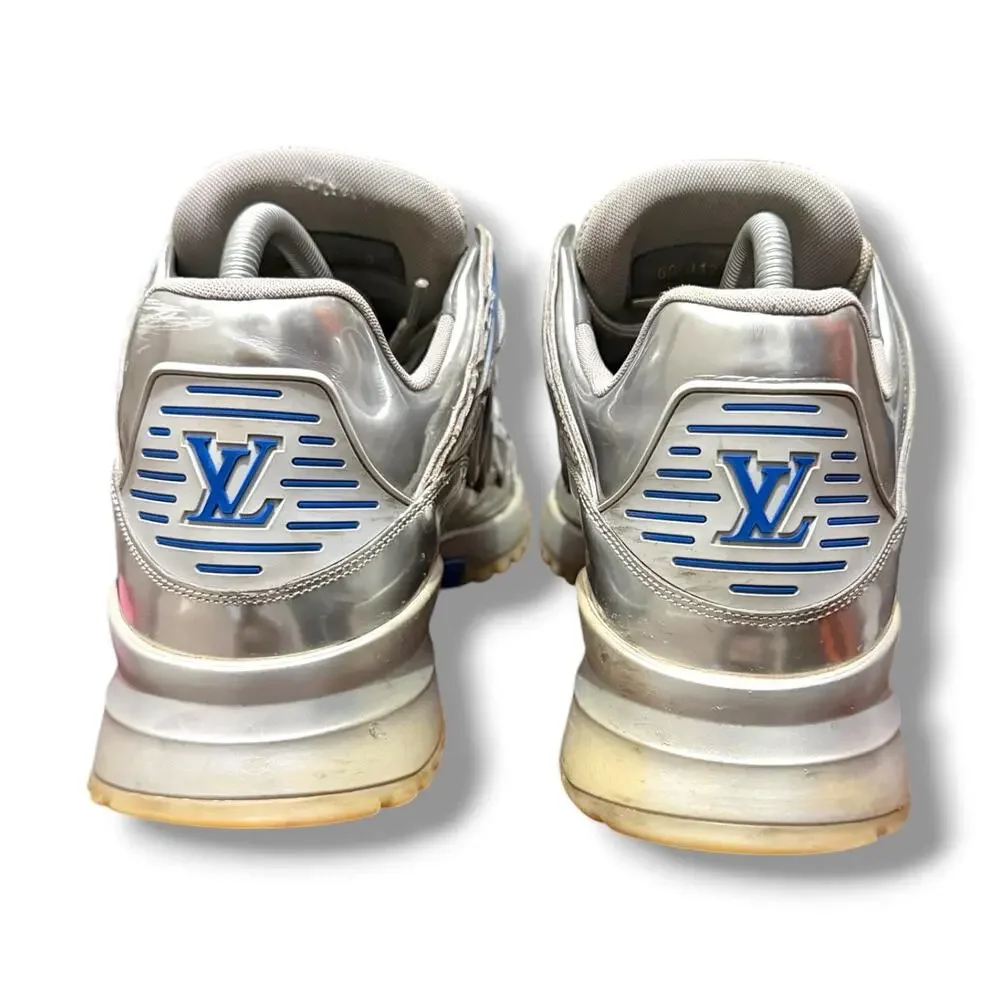 Louis Vuitton Zig Zag Trainer Metallic Sneakers | Size 8LV(9US)